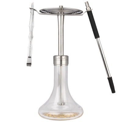 MR.EDS E24 Big Boss Pro X 4 - Çelik Seri Gold Nargile Takımı – Güç ve Zarafetin Zirvesi