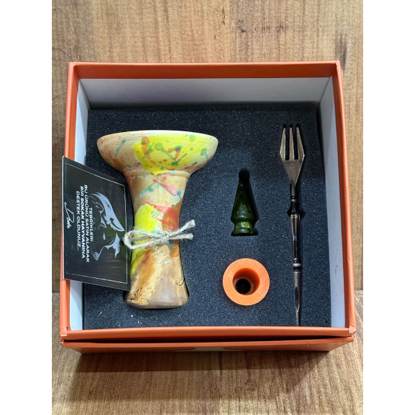 Denti Lüle Çatal Seti Brush – Şık ve Fonksiyonel Nargile Seti