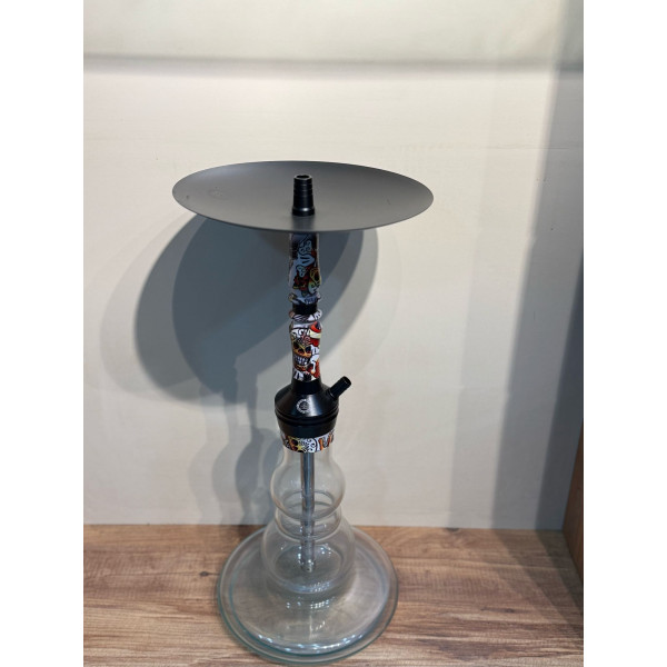 TEPSİ ALTI TAHLİYELİ ÇELİK NARGİLE TAKIMI